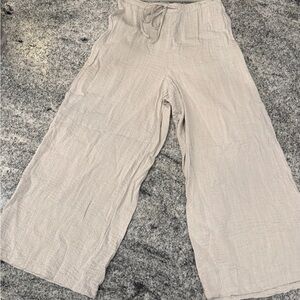 Adrianna Papell Cropped Wide-Leg Pants